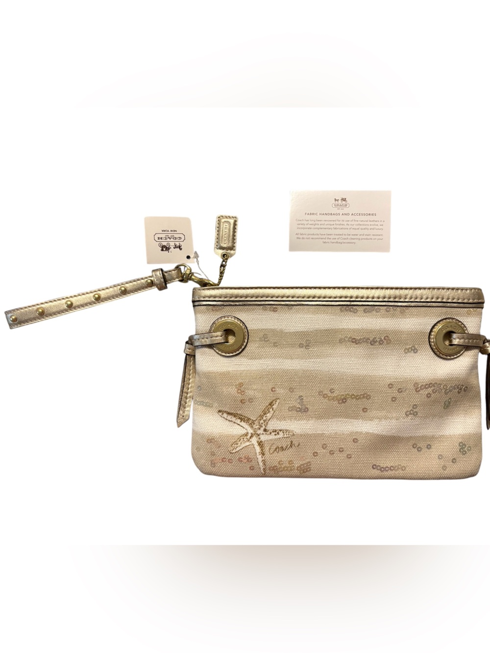 RARE 2012 Coach Audrey sun wristlet NWT - Picture 6 of 7